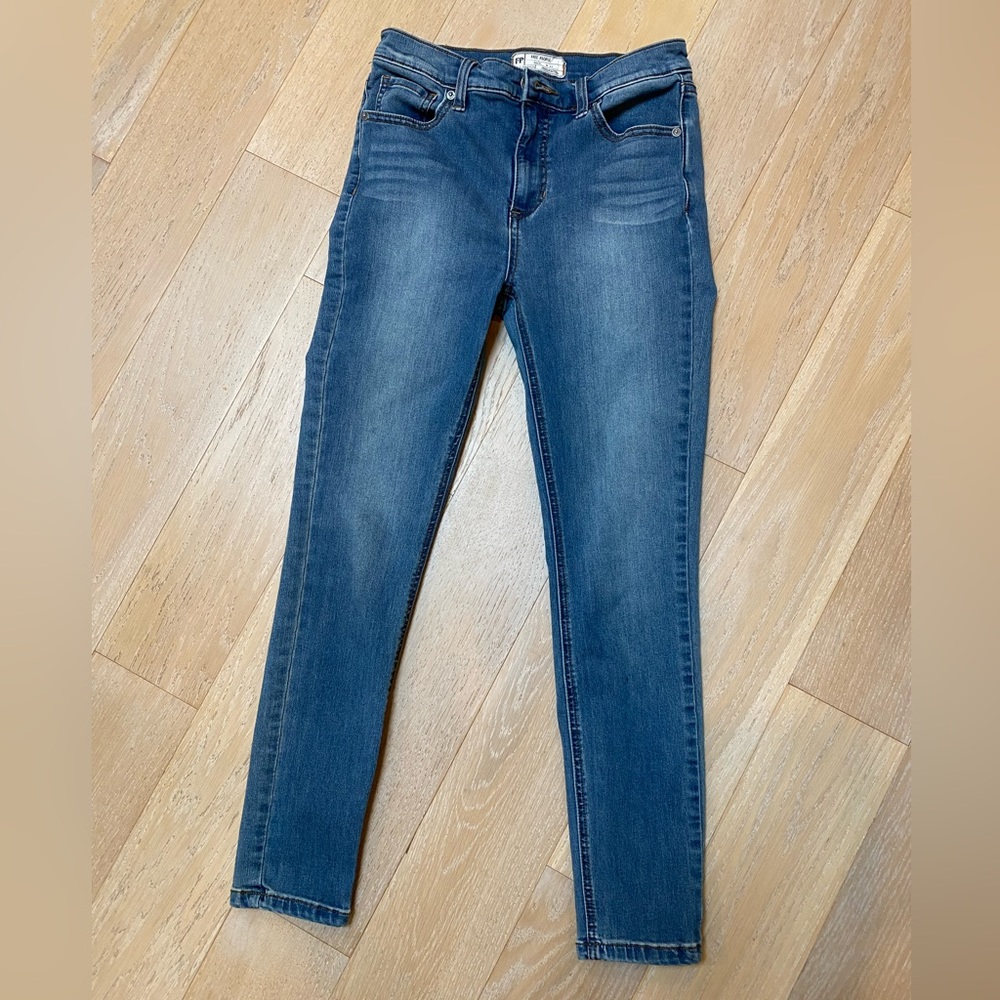 Free People High Rise Skinny Jean